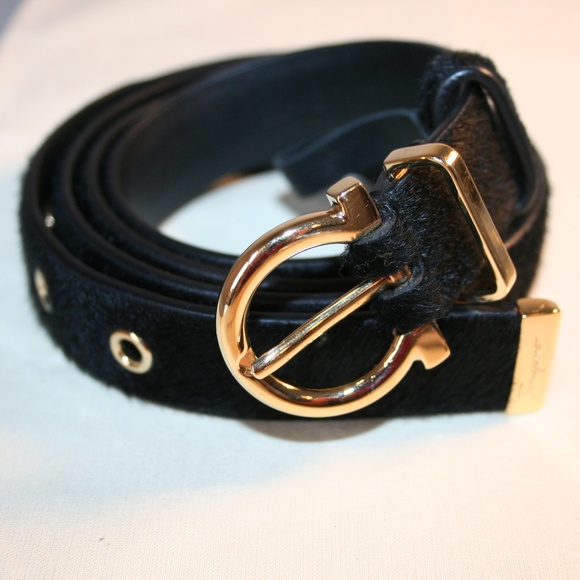 Salvatore Ferragamo Pony Hair Belt main image 6